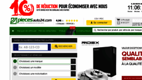 What Piecesauto24.com website looked like in 2017 (6 years ago)