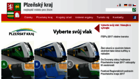 What Plzensky-kraj.cz website looked like in 2017 (6 years ago)