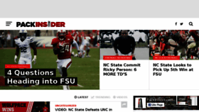 What Packinsider.com website looked like in 2017 (6 years ago)