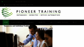 What Ptraining.com website looked like in 2017 (6 years ago)