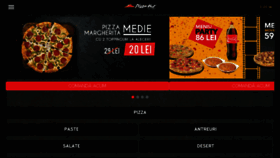 What Pizzahutdelivery.ro website looked like in 2017 (6 years ago)