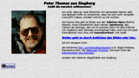 What Peter-thomas.de website looked like in 2017 (6 years ago)