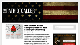 What Patriotcaller.com website looked like in 2017 (6 years ago)