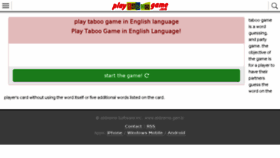 What Playtaboogame.com website looked like in 2017 (6 years ago)