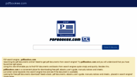 What Pdfbookee.com website looked like in 2017 (7 years ago)