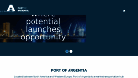 What Portofargentia.ca website looked like in 2017 (6 years ago)