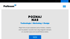 What Profitroom.pl website looked like in 2017 (6 years ago)