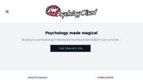 What Psychologywizard.net website looked like in 2017 (6 years ago)