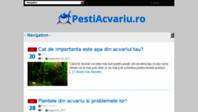 What Pestiacvariu.ro website looked like in 2017 (6 years ago)