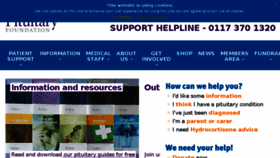 What Pituitary.org.uk website looked like in 2017 (6 years ago)
