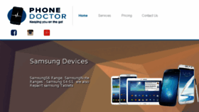 What Phonedoctor.co.nz website looked like in 2017 (6 years ago)