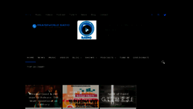 What Praiseworldradio.com website looked like in 2017 (6 years ago)