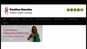 What Paulinehanuise.com website looked like in 2017 (6 years ago)