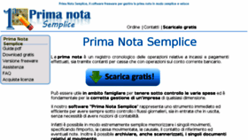 What Primanotasemplice.it website looked like in 2017 (6 years ago)