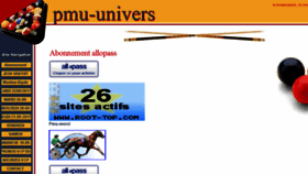 What Pmu-univers.onlc.fr website looked like in 2017 (6 years ago)