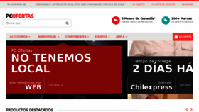 What Pcofertas.cl website looked like in 2017 (8 years ago)