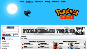 What Pokemonsimbol.com website looked like in 2017 (6 years ago)