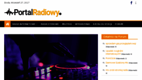 What Portalradiowy.pl website looked like in 2017 (6 years ago)