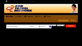 What Protravelnetwork.com website looked like in 2017 (6 years ago)
