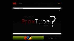 What Proxtube.com website looked like in 2017 (6 years ago)