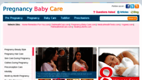 What Pregnancy-baby-care.com website looked like in 2017 (6 years ago)