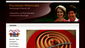 What Praxisteam-mittenwald.de website looked like in 2017 (6 years ago)