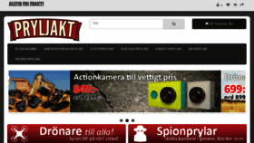 What Pryljakt.nu website looked like in 2017 (8 years ago)