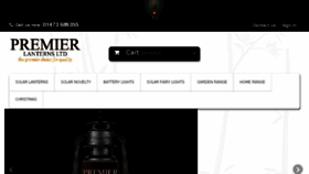 What Premierlanterns.co.uk website looked like in 2017 (6 years ago)