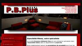 What Pbplus.fr website looked like in 2017 (6 years ago)