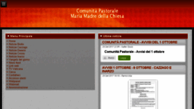 What Parrocchiadaverio.it website looked like in 2017 (6 years ago)