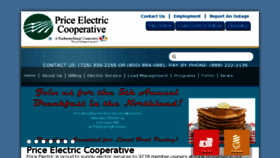 What Price-electric.com website looked like in 2017 (6 years ago)