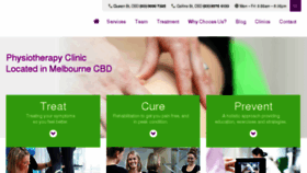 What Purephysio.com.au website looked like in 2017 (6 years ago)