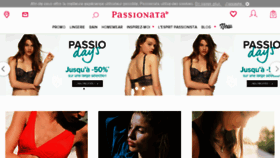 What Passionata.fr website looked like in 2017 (6 years ago)