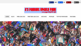 What Pageantupdate.info website looked like in 2017 (6 years ago)