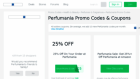 What Perfumania.bluepromocode.com website looked like in 2017 (6 years ago)