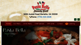 What Pastabella.com website looked like in 2017 (6 years ago)
