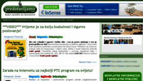 What Predstavljamo.com website looked like in 2017 (6 years ago)