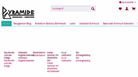 What Pyramideschmuck.de website looked like in 2017 (6 years ago)