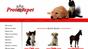 What Protectapet.eu website looked like in 2017 (6 years ago)