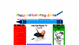 What Preschoolcoloringbook.com website looked like in 2017 (6 years ago)