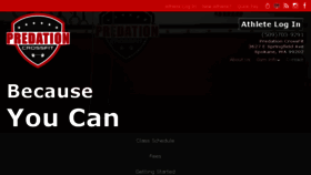 What Predationcrossfit.com website looked like in 2017 (6 years ago)