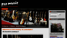 What Promusic-shop.de website looked like in 2017 (6 years ago)
