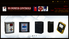 What Pspowercontrols.in website looked like in 2017 (6 years ago)