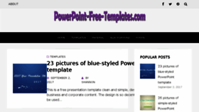 What Powerpoint-free-templates.com website looked like in 2017 (6 years ago)