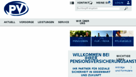 What Pensionsversicherung.at website looked like in 2017 (6 years ago)