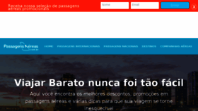 What Passagensaereas.com.br website looked like in 2017 (6 years ago)
