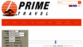 What Primetravel.com website looked like in 2017 (6 years ago)