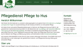 What Pflege-to-hus.de website looked like in 2017 (6 years ago)