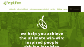 What Peoplefirm.com website looked like in 2017 (6 years ago)