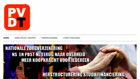 What Pvdt.nl website looked like in 2017 (6 years ago)